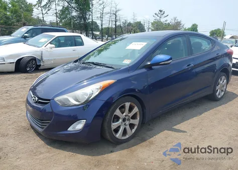 2013 Hyundai Elantra Limited из США, поврежденный, VIN 5NPDH4AE9DH205899